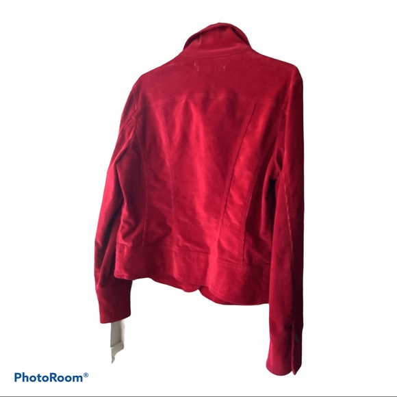Red corduroy jacket, never worn - Picture 2 of 3